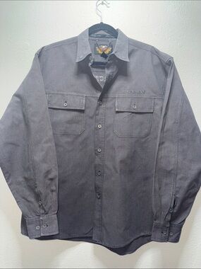 Harley-Davidson Gray Button-Down Casual Shirt
